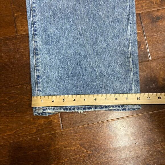 Polo Ralph Lauren Vintage Distressed Blue Denim Jeans Men's Size 48B x 32L - Picture 9 of 10